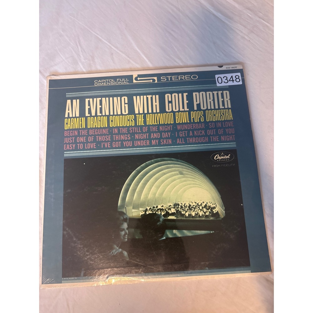 Capitol‎ An Evening With Cole Porter Carmen Dragon LP 12" Good Stereo SW1805